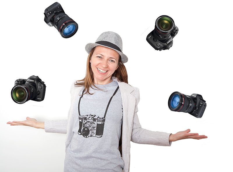 Patrycja with Cameras